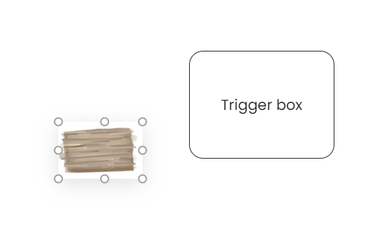 Trigger events by moving elements in your game